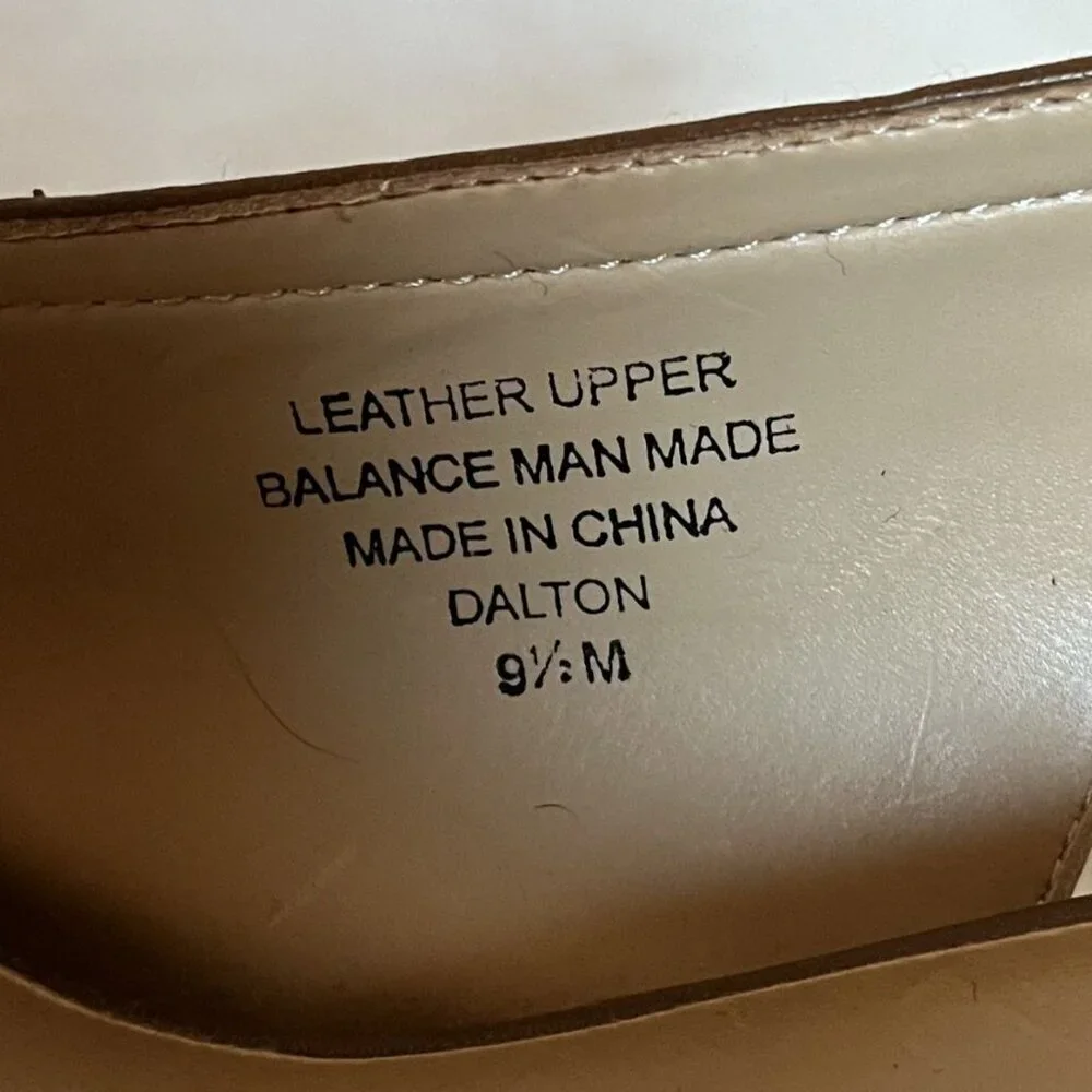 Y2K Vintage Leather Slingback Kitten Heel Spectator Pumps Cap Toe Brown White - Picture 2 of 11